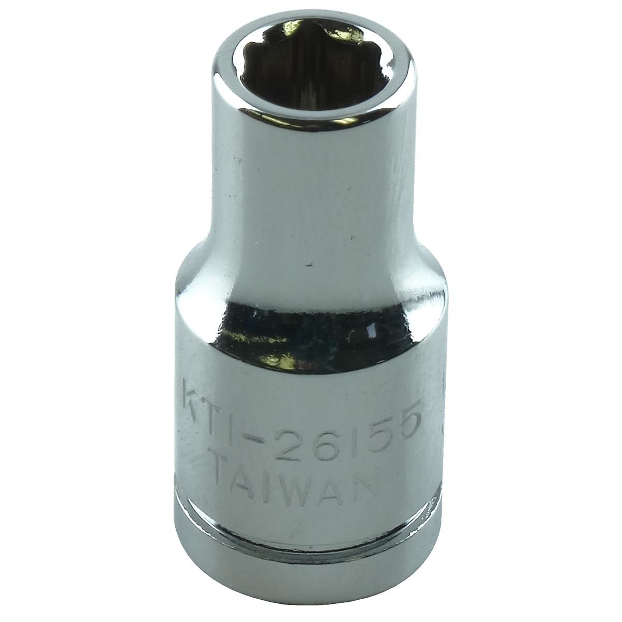 K Tool International 6-Point Socket — 5.5mm, 1/4in. Drive, Chrome Vanadium Steel, Model# KTI26155